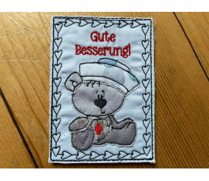 Stickdatei - Aua Bär Doodle